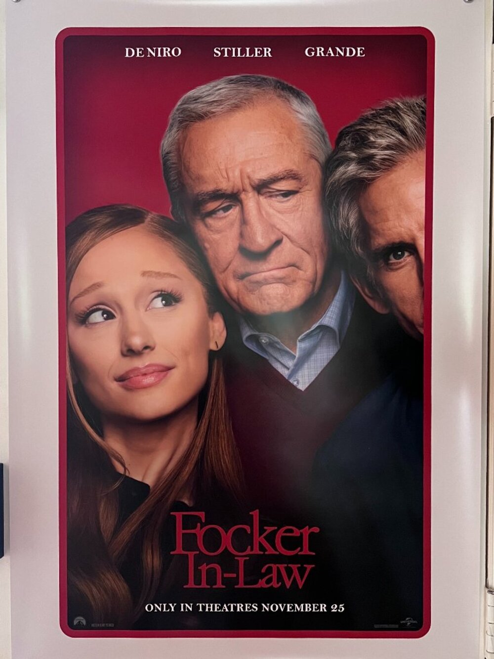FOCKER IN-LAW (2026) - ORIGINAL DOUBLE SIDED ADVANCE MOVIE POSTER